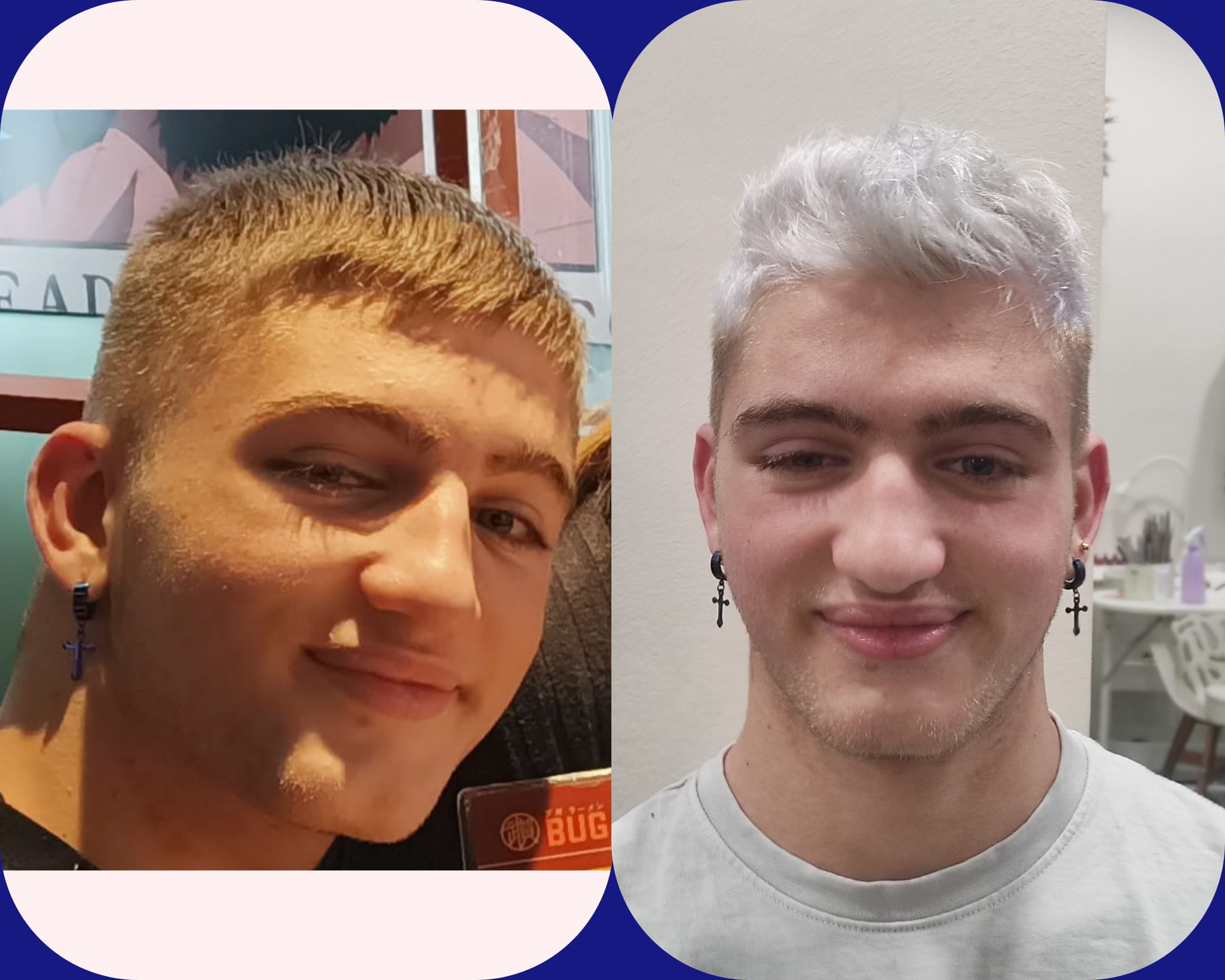 Cambio look chico, decoloracion